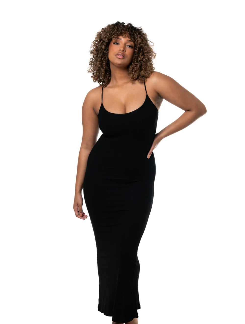 Robe longue gainante Shapewear